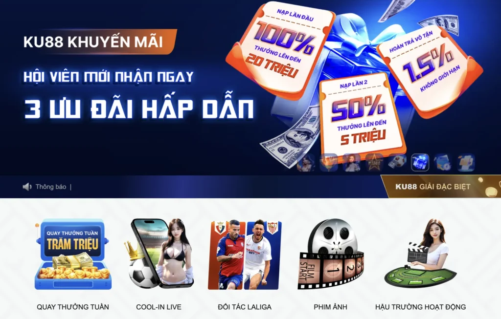 Nền tảng Debet cung cấp các trò chơi slot trực tuyến và trò chơi thể thao, tất cả trong cùng một nơi - Debet
