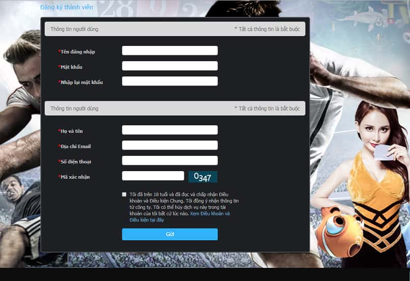 Hướng dẫn đăng ký thành viên trang web C54 Games - C54